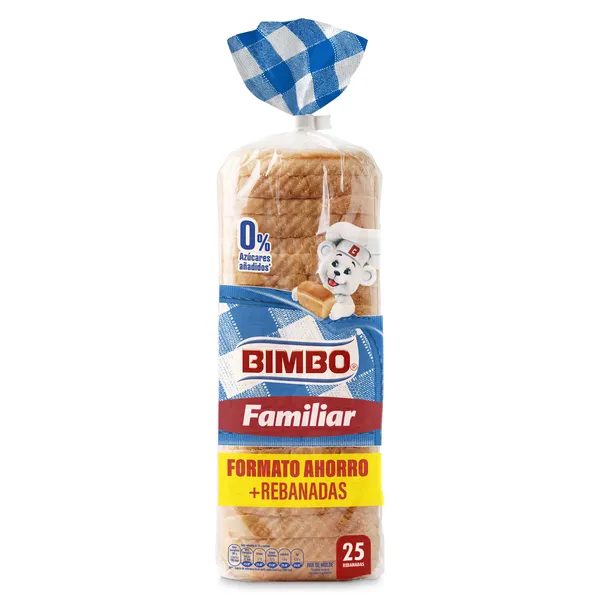 Pan de molde formato familiar Bimbo 640 g