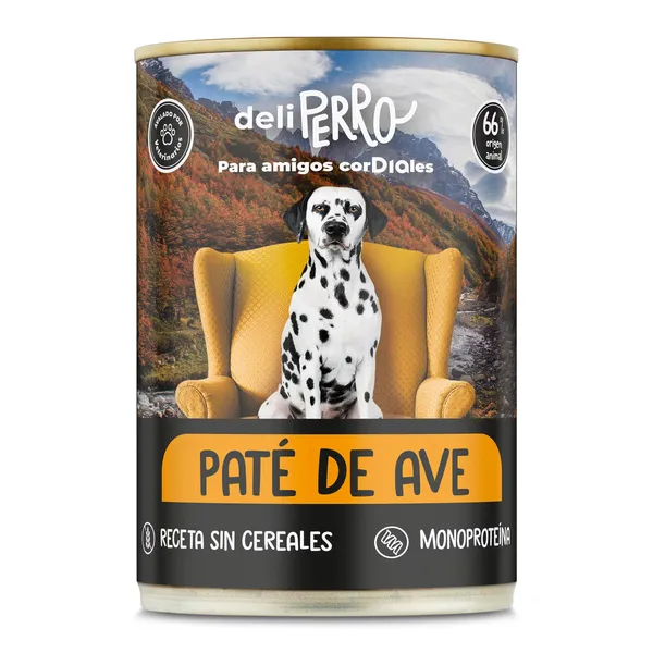 Alimento para perros paté de ave Dia Deliperro 400 g 2