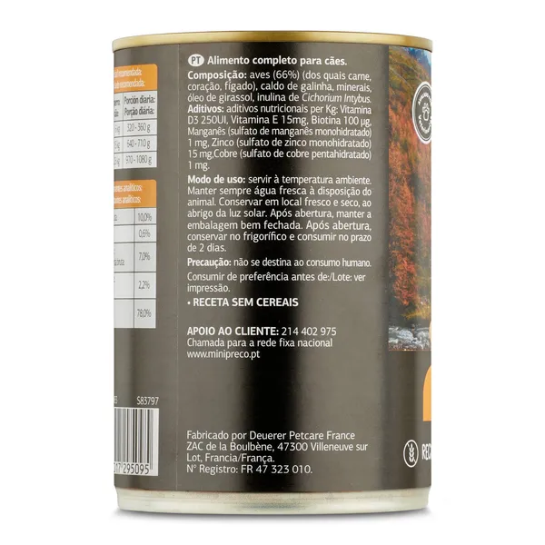 Alimento para perros paté de ave Dia Deliperro 400 g 4