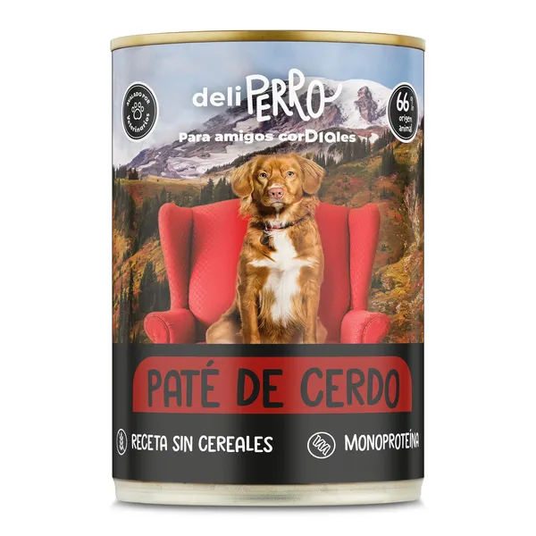 Alimento para perros paté de cerdo Dia Deliperro 400 g 2