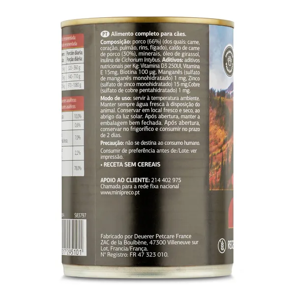 Alimento para perros paté de cerdo Dia Deliperro 400 g 4
