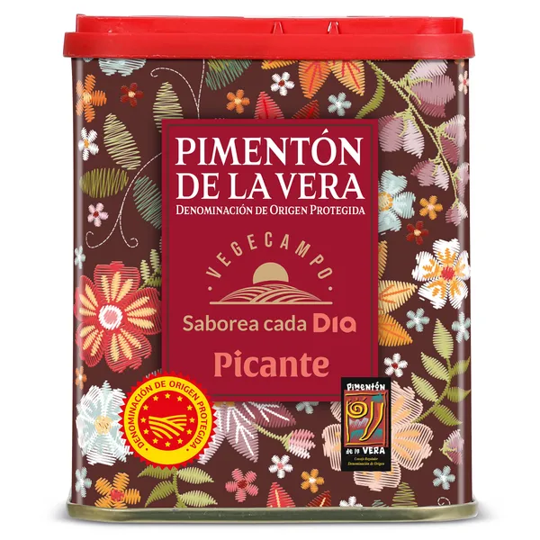 Pimentón picante de la Vera Dia Vegecampo lata 75 g 2