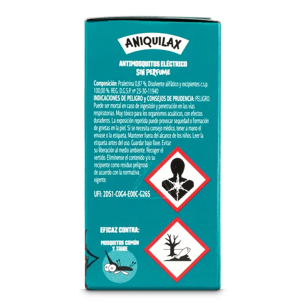 Insecticida eléctrico antimosquitos recambio Aniquilax de Dia caja 1 unidad 3