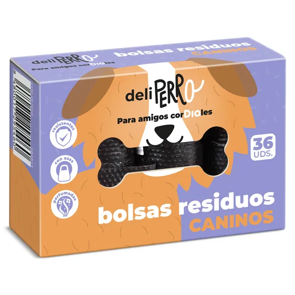 Bolsas para residuos caninos con asas Dia Deliperro 36 unidades 3