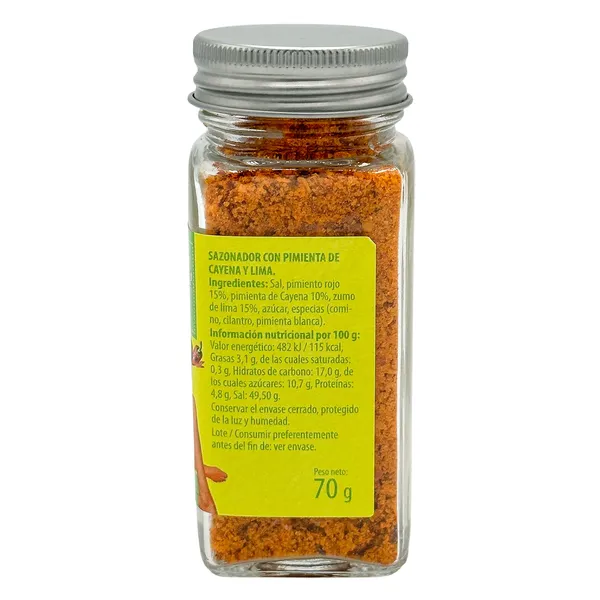 Sazonador chili-lima El avion frasco 70 g 3