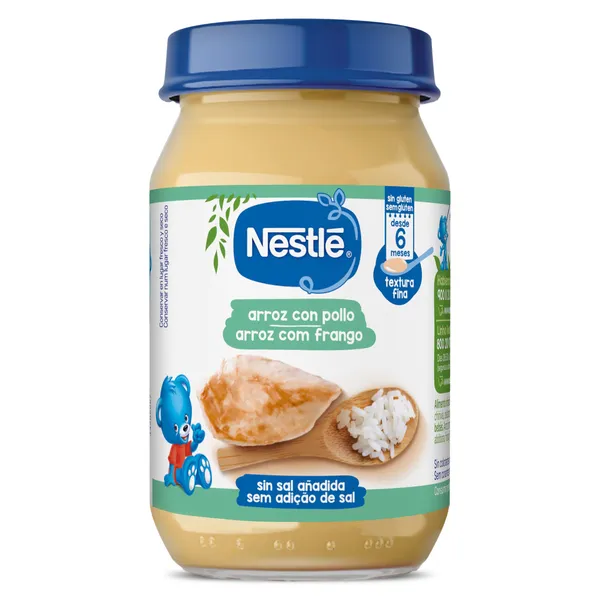 Puré de arroz con pollo Nestlé 190 g 2
