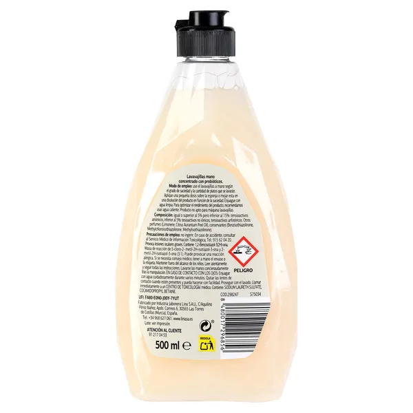 Lavavajillas probioticos Dia Super Paco 500 ml 3