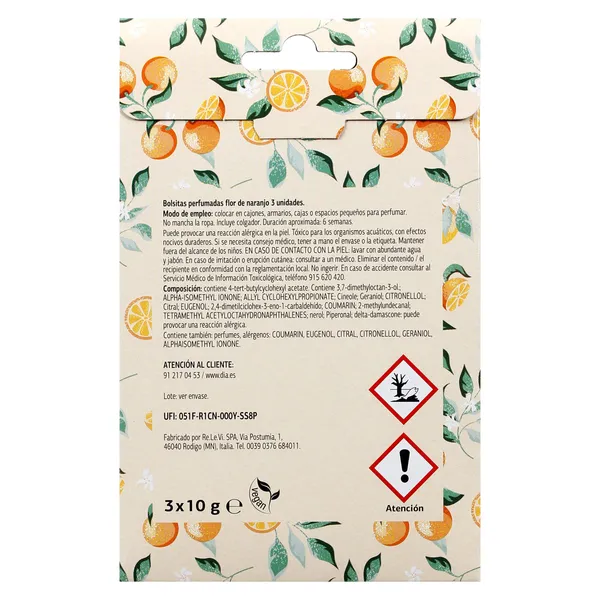 Bolsitas perfumadas flor de naranjo y ámbar Dia Imaqe 3 unidades 4