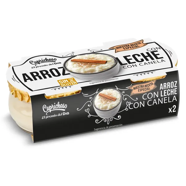 Arroz con leche con canela Caprichoso Dia pack 2 x 125 g