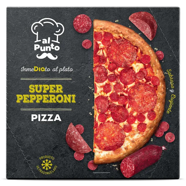 Pizza super pepperoni Dia Al Punto 417 g 2