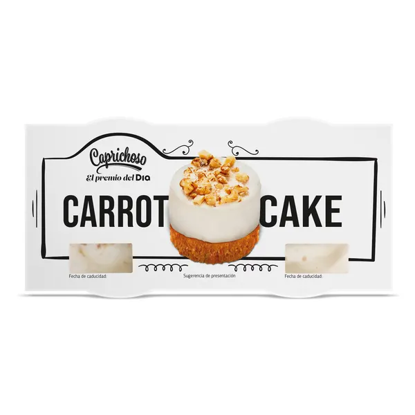 Carrot cake Dia Caprichoso 2 x 90 g 2