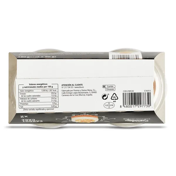 Carrot cake Dia Caprichoso 2 x 90 g 5