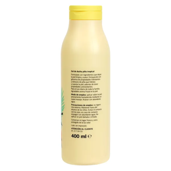 Gel de ducha piña tropical Imaqe de Dia botella 400 ml 2