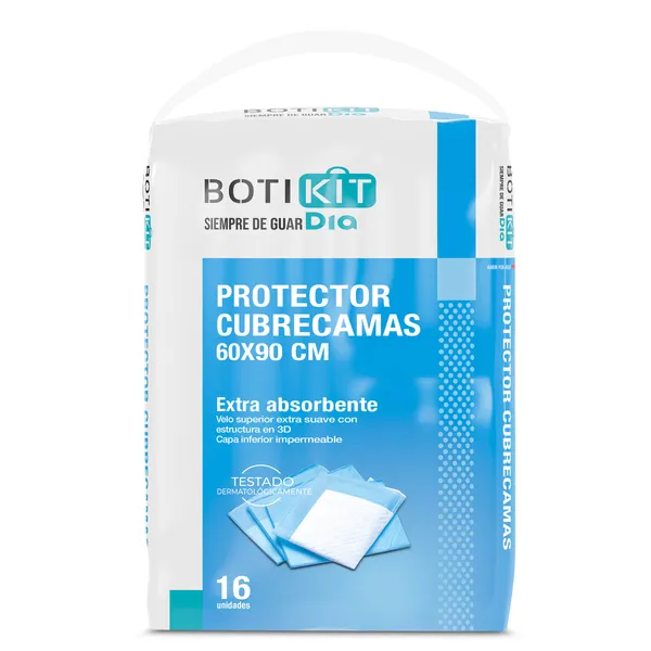 Protector cubrecamas 60 x 90 cm Botikit de Dia bolsa 16 unidades 2