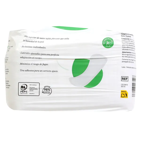 Compresas de incontinencia extra Que nada pare tu Dia bolsa 14 unidades 4