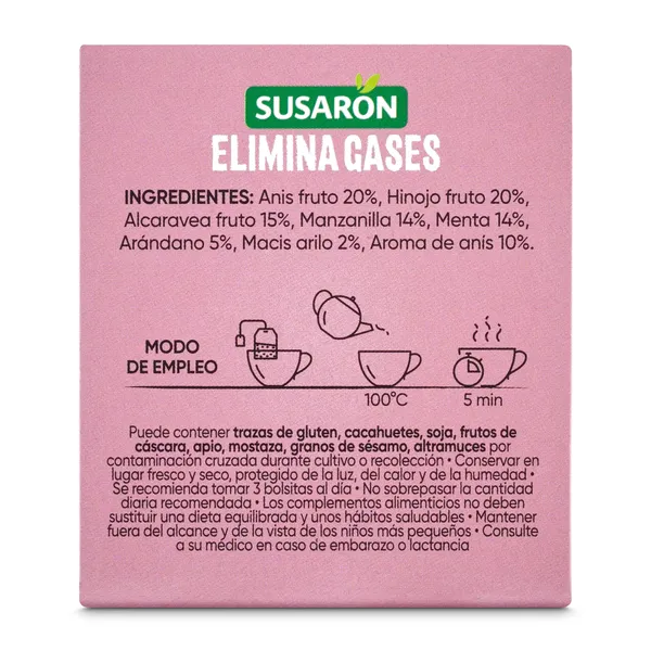 Infusión elimina gases Susaron caja 10 unidades 4