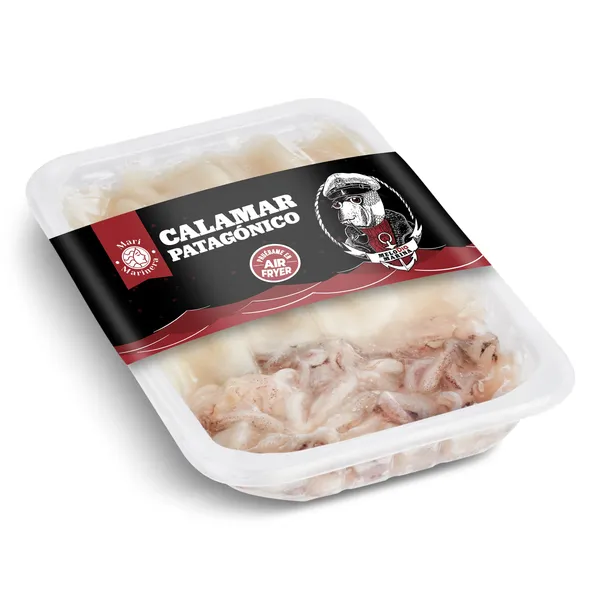 Calamar entero limpio patagónico Mari Marinera de Dia bandeja 400 g