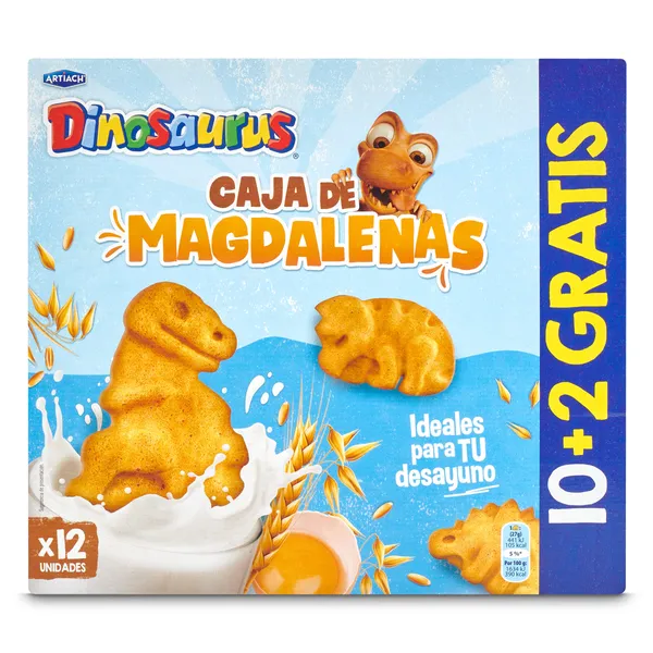 Magdalenas Artiach Dinosaurus caja 324 g 2
