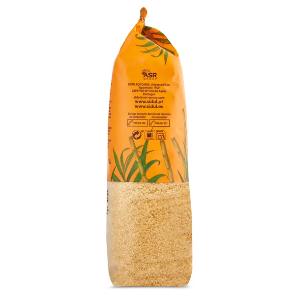 Azúcar moreno de caña integral Sidul bolsa 1 Kg 3