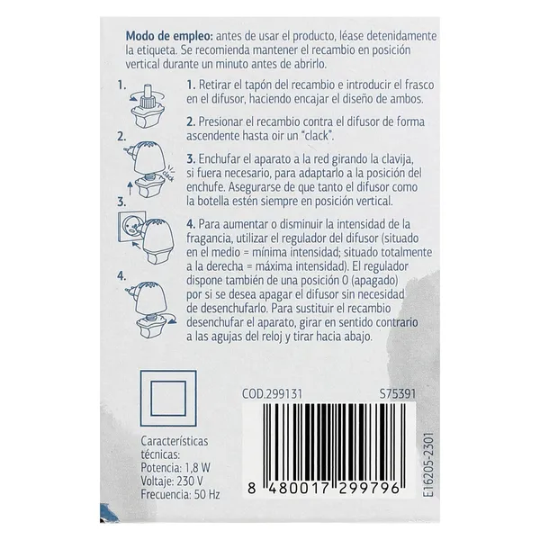 Difusor ambientador eléctrico Dia Super Paco 1 unidad 4