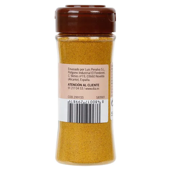 Curry Vegecampo de Dia frasco 55 g 2
