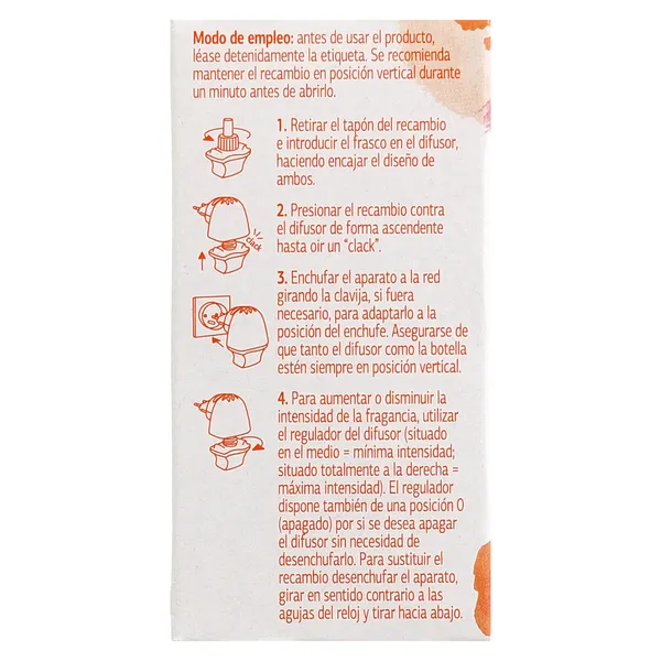 Ambientador eléctrico mandarina y magnolia recambio  Super Paco de Dia caja 1 unidad 4
