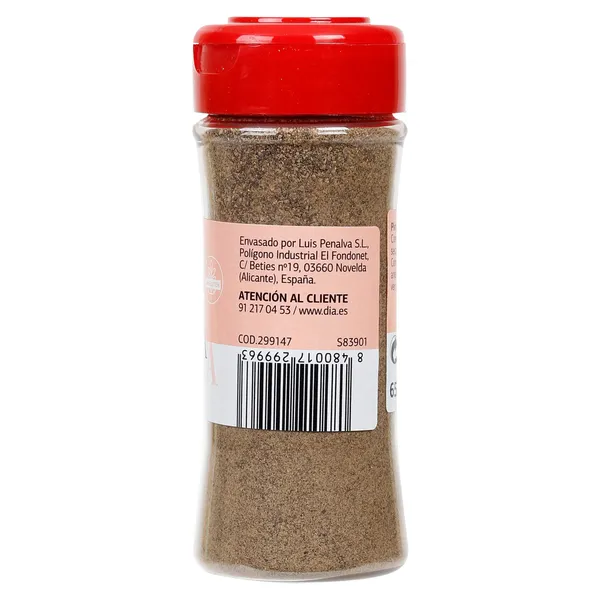 Pimienta negra molida Dia Vegecampo 65 g 3