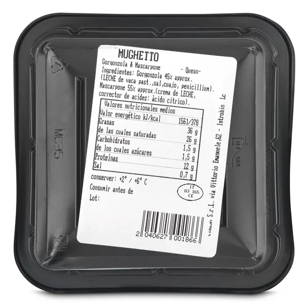 Queso mascarpone gorgonzola Quesería del Mundo 180 g 4