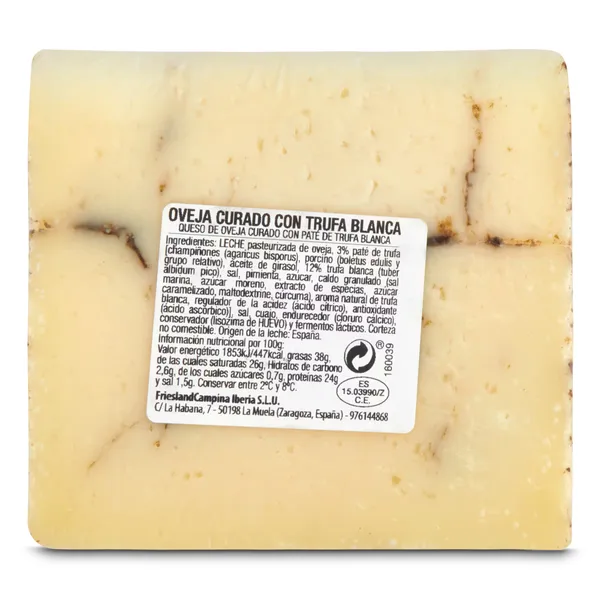 Queso de oveja con trufa blanca Quesería del Mundo 175 g 5