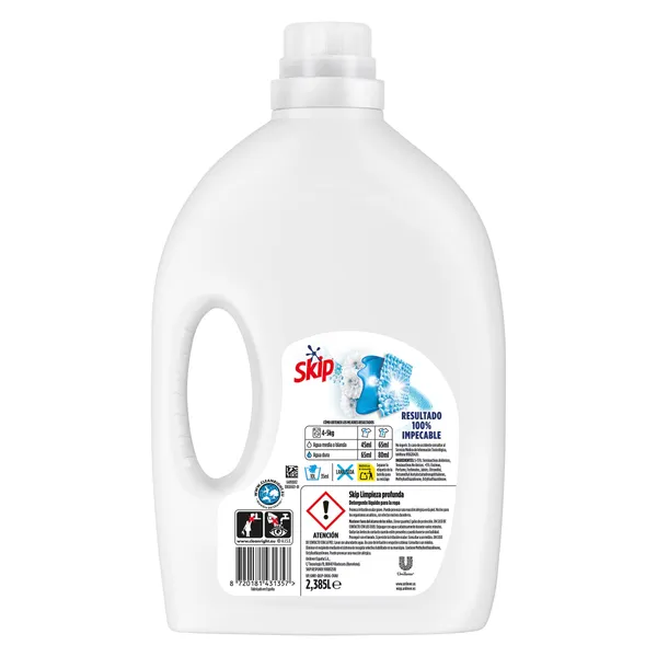 Detergente líquido limpieza profunda Skip 53 lavados 3