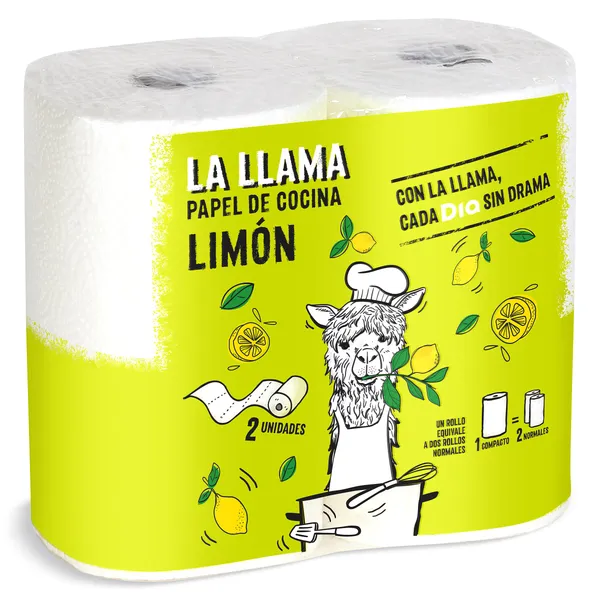 Papel de cocina limón Dia La Llama 2 unidades 3