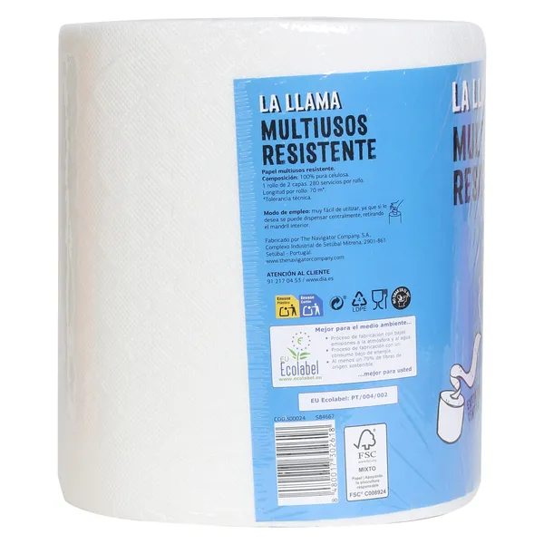 Papel multiusos resistente Dia La Llama 1 unidad 4