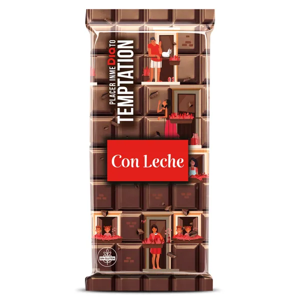 Chocolate con leche Dia Temptation 100 g 2