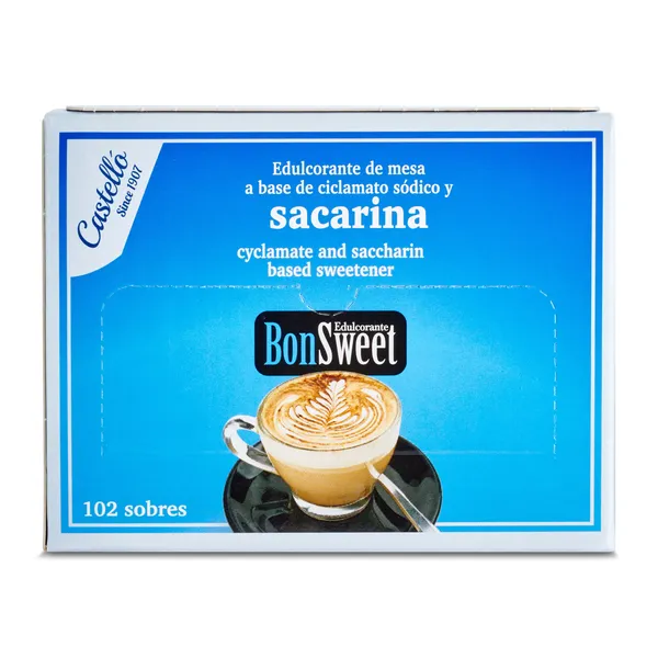 Edulcorante en sobres Bonsweet caja 102 unidades 2