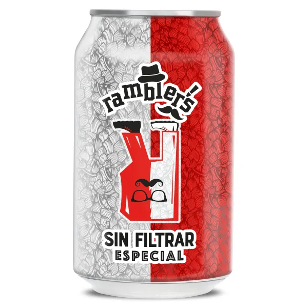 Cerveza sin filtrar Dia Ramblers 33 cl 2