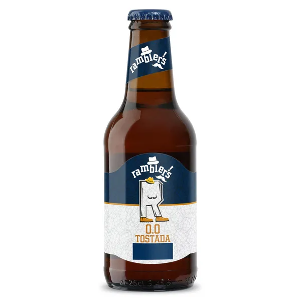 Cerveza tostada 0,0% alcohol Ramblers de Dia botella 6 x 25 cl 3