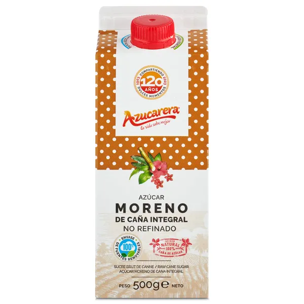Azúcar moreno de caña integral Azucarera 500 g 2
