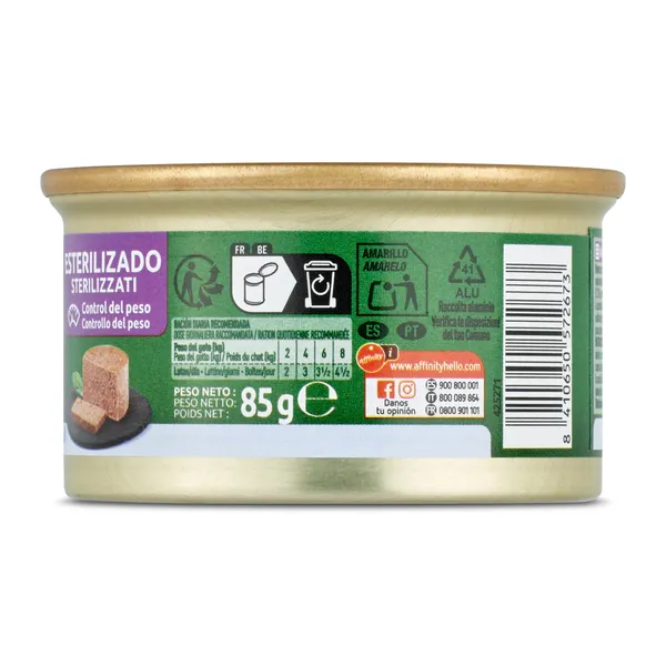 Alimento para gatos con pescado Ultima lata 85 g 2
