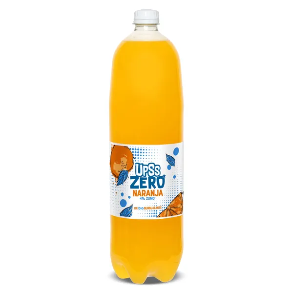 Refresco de naranja con gas zero Dia Upss 1.5 L 2