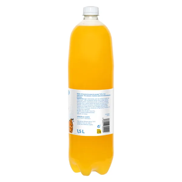 Refresco de naranja con gas zero Dia Upss 1.5 L 3