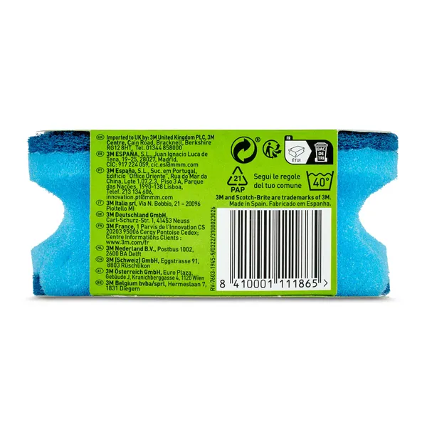 Estropajo salvauñas delicate Scotch brite pack 2 unidades 3