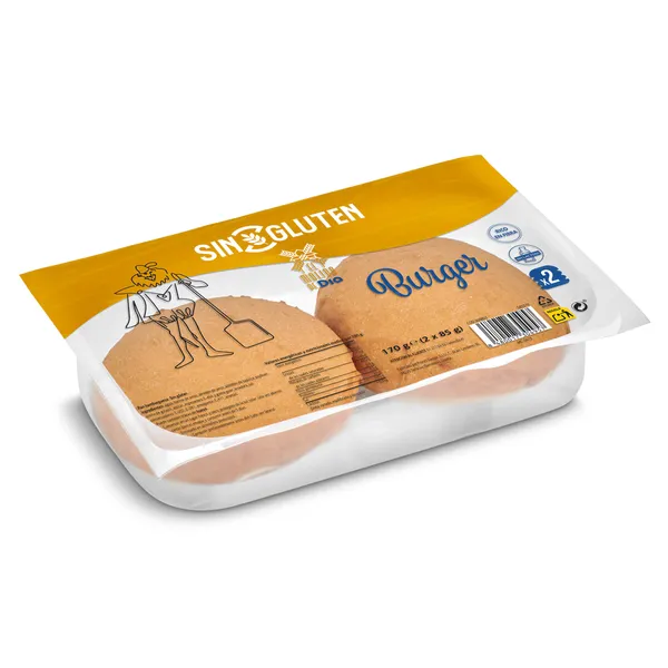 Pan de hamburguesa sin gluten El Molino de Dia 170 g 3