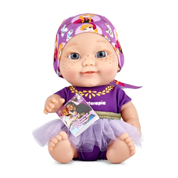 Muñeco solidario Frozen Anna Baby pelon 1 unidad 2