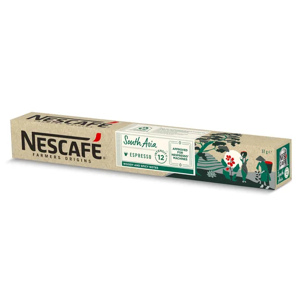 Café en cápsulas South Asia Nescafé Farmers Origins caja 10 unidades 2