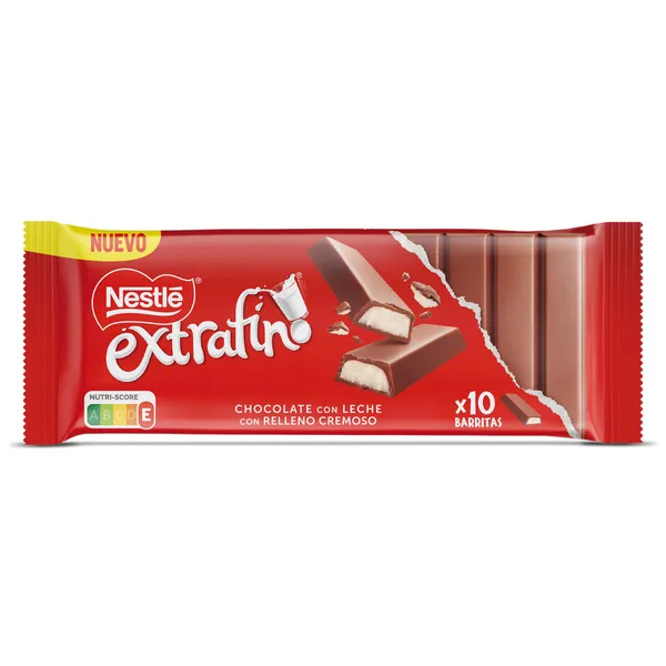Chocolate con leche con relleno cremoso Nestlé Extrafino 100 g 2