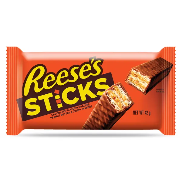 Barrita de chocolate con crema de cacahuete Reeses's bolsa 42 g 2
