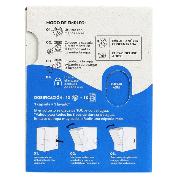 Detergente en cápsulas limpieza profunda Dia Super Paco 18 unidades 5