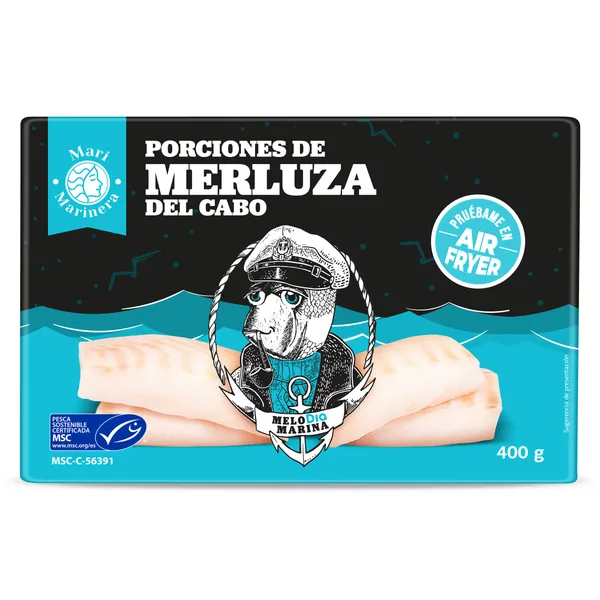 Porciones de merluza del cabo MSC Dia Mari Marinera 400 g 2