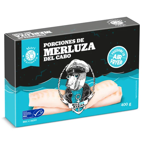 Porciones de merluza del cabo MSC Mari Marinera de Dia caja 400 g