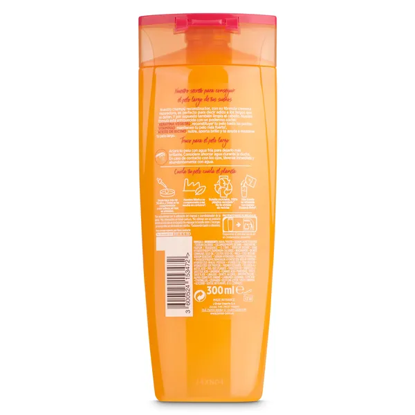 Champú reconstructor cabello largo Elvive botella 300 ml 3